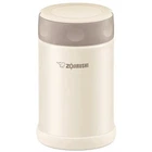 Японський харчовий термос для їжі, термоконтейнер 0,75 л Zojirushi SW-FCE75CC кремовий з широким горлом, нержавіюча сталь, 900 г