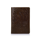 Обложка для паспорта HiArt PC-01-C18-0840-T005 Crystal Brown "Mehendi Art"