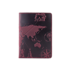 Обложка для паспорта HiArt PC-02-S19-1621-T002 Shabby Plum "7 wonders of the world"