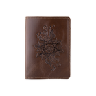 Обложка для паспорта HiArt PC-01-C18-0840-T006 Crystal Brown "Mehendi Classic"