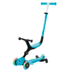 Самокат з сидінням 3 в 1 Globber GO-UP Active Lights 360 Aqua від 15 місяців до 9 років (749-300)
