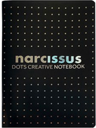 Набір блокнотів Нарцис А5. 56 аркушів з чорними крапками. 6 шт (5902633008734)