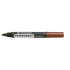 Маркер Centropen Permanent 8566 2,5 мм круглый коричневый (10шт)