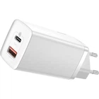 Зарядний пристрій PD Baseus GaN2 Quick Charger USB+Type C 65W white