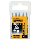 Набор бит DeWALT IMPACT TORSION, ударные, Torx, Т10, L= 57 мм, 5 шт (DT7393T)
