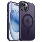 Чехол ударостойкий матовый WAVE Premium Matte Insane Case with MagSafe для Apple Iphone 15 Deep Purple