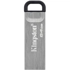 Флеш-накопитель Kingston DataTraveler Kyson 64GB USB 3.2 сріблястий з чорним