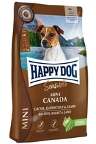 Сухой корм для собак мелких пород Happy Dog Sensible Mini Canada с лососем кроликом и ягненком