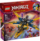 Zestaw klocków LEGO Ninjago Ras i burzowy superodrzutowiec Arina 510 elementów (71833)