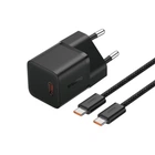 Сетевое зарядное устройство Baseus P10111602113-01 20W с кабелем Type-C to Type-C (60W) Power Delivery Black
