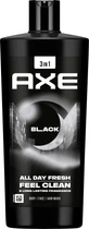 Гель для душа и шампунь AXE Black 700 мл (8720181166389)