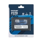 Жорсткий диск 2.5" SSD 256Gb Patriot P220 Series, P220S256G25, TLC 3D, SATA-III 6Gb/s, зап/чт. - 490/550мб/с (2325122)