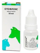 Отофлокс краплі вушні для котів та собак BioTestLab, 10 мл