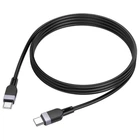 Кабель Hoco X109 Silicone Type-C to Type-C 60W 3m, Black