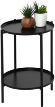 Stolik kawowy OTE metalowy czarny (OTE-SIDE-TABLE-2-37CM)