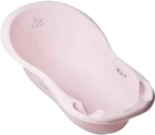 Ванночка детская с отливом Tega Baby 92 см Кролики Розовая (KR-011-104)