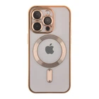 Чохол TPU Metallic Full Camera with Magsafe для iPhone 15 Pro Max Колір Gold