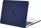 Чехол накладка HardShell Crystal Case for MacBook Pro 14.2 A2442 A2779 A2918 A2992 2021-2023 Dark Blue