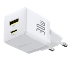 Зарядний пристрій Baseus USB/Type-C QC/PD 30W Palm Fast Charger White P1011160A213-00 (Baseus_P1011160A213-00)