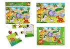 Гра розвиваюча м'які пазли А4 Малюк зможе "Зоопарк" Vladi Toys VT1102-17