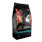 Сухой корм для щенков Savory со свежим мясом индейки и курицей