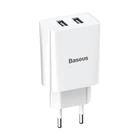 Зарядний пристрій Baseus Speed Mini Dual U 2USB 2.1A 10.5W Travel Charge White (CCFS-R02)