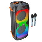 Бездротова портативна Bluetooth колонка з мікрофоном HOCO BS53 |BT5.1, 2Mic, 4H, AUX/FM/TF|Black