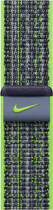 Ремінець Apple Nike Sport Loop для Apple Watch 41mm Bright Green/Blue (MTL03)