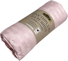 Простынь на резинке Zastelli Pink stripe Двуспальная 180х200 + 20 см Розовая Поликоттон (2555000001420)