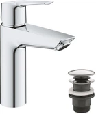 Змішувач для раковини Grohe QuickFix Start M-Size з донним клапаном 24204002