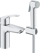 Змішувач для раковини з гігієнічним душем Grohe Eurosmart (23124003)