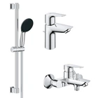 Комплект змішувачів для ванної кімнати Grohe QuickFix Start Edge (колір - хром) UA202501SQ