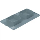 Складная миска WAUDOG Silicone, серая, 385х230х50 мм (508011)