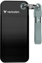 SSD диск Verbatim Pocket SSD 1ТВ USB 3.2 Gen 2 Type-C Black-Gray (0023942321903) External
