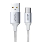 Кабель UGREEN US288 USB 2.0 to USB-C 18W QC3.0 3A 1m White (60131)