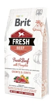 Сухий корм Brit Fresh Growth&Joints для цуценят і юніорів великих порід собак з яловичиною і гарбузом