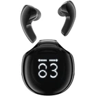 Бездротові навушники з шумопоглинанням та сенсорним керуванням, Bluetooth 5.3, вологозахист IPX4, чорні