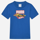 Koszulka chłopięca Puma x Hot Wheels Graphic Tee 63006958 98 cm Niebieska (4067983567193)