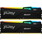 Модуль пам'яті для комп'ютера DDR5 64GB (2x32GB) 5600 МГц Beast RGB Kingston Fury (ex.HyperX) (KF556C36BBEAK2-64)