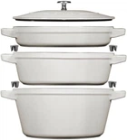 Staub Stackable штабльований набір посуду 4 предмети білий трюфель 40508-388-0