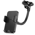Автомобильный держатель Hoco на присоске для телефона 4.5-7" Black (H38)