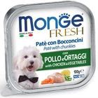 Влажный корм для собак Monge Dog Wet FRESH Курица с овощами