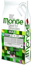 Сухий корм Monge Dog Maxi Puppy&Junior для цуценят великих і дуже великих порід зі смаком курки та рису