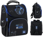 Рюкзак школьный каркасный GoPack Education Play The Game 34x26x13 см 11 л Черный (GO25-5001S-5)
