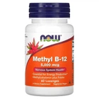 Вітаміни і мінерали Now Foods METHYL B-12 5000мкг 60 таблеток