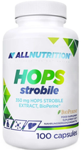 Харчова добавка Allnutrition Hops Strobile Ekstrakt z chmielu zwyczajnego 350 мг 100 капсул (5902837749150)