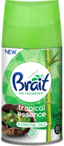 Сменный баллон для автоматического ароматизатора воздуха Brait Tropical Essence, 250 мл