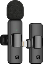 Беспроводной петличный микрофон ArmorStandart ASM1 для iPhone Black (ARM80099)