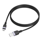 Кабель синхронізації Hoco X109 Silicone USB to MicroUSB 2.4A 1 м Black (35926_3605832)