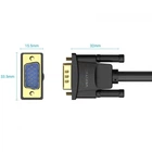 Відеокабель VGA/VGA 3 м Vention DAEBI Cable with ferrite cores чорний (RZN-23101584)